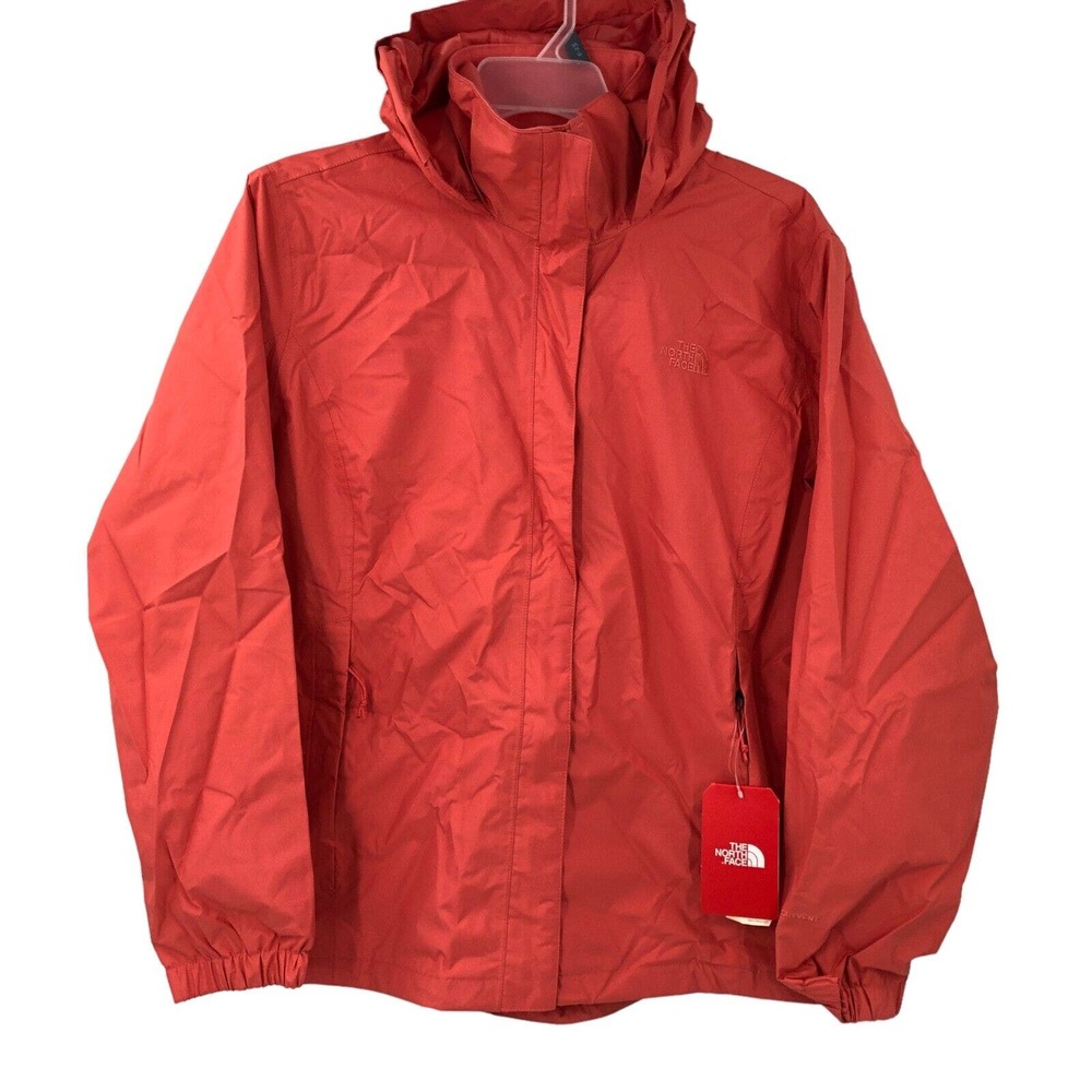 The North Face Women's Resolve 2 DryVent Waterproof Jacket Sz XXL Spice Coral